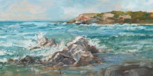 Impasto Ocean View II by Ethan Harper Oil Painting
