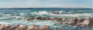 Impasto Ocean View V Oil Painting by Ethan Harper - Contemporary