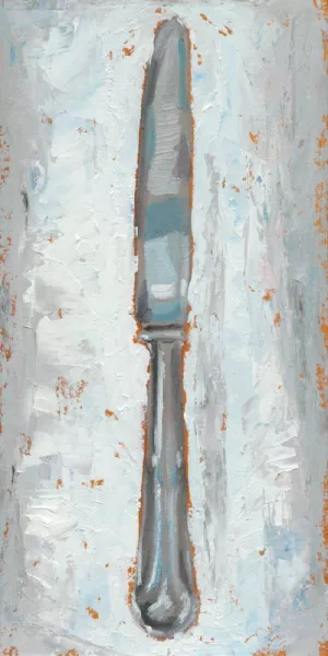 Impressionist Flatware III Oil Painting by Ethan Harper - Contemporary