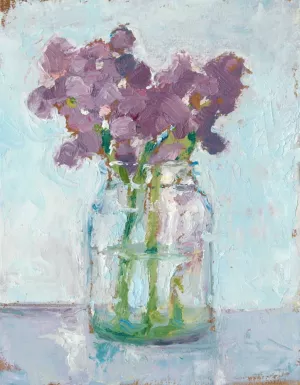 Impressionist Floral Study II by Ethan Harper Oil Painting