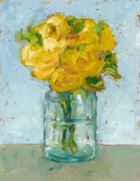 Main Product Photo of Impressionist Floral Study III Painting by Ethan Harper