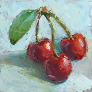 Impressionist Fruit Study IV by Ethan Harper Oil Painting