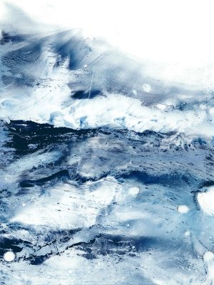 Indigo Tides I by Ethan Harper Oil Painting