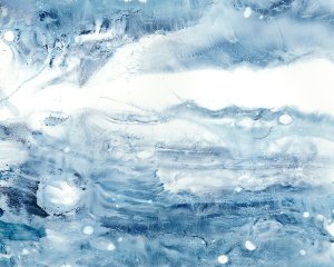Indigo Tides III by Ethan Harper Oil Painting