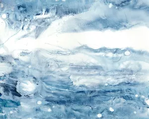 Indigo Tides III by Ethan Harper Oil Painting