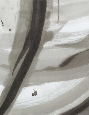 Ink Abstract IV by Ethan Harper Oil Painting