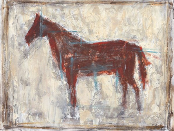 Main Product Photo of Iron Equine I Painting by Ethan Harper