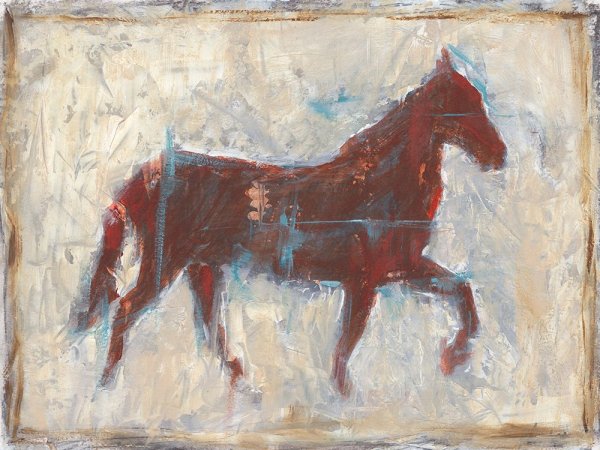Main Product Photo of Iron Equine II Painting by Ethan Harper