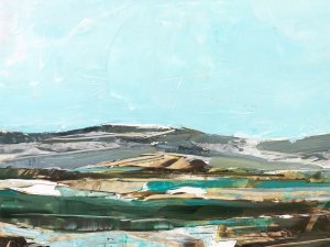 Layered Mountain Study II Oil painting by Ethan Harper