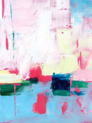 Magenta Horizon I by Ethan Harper Oil Painting