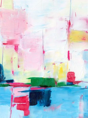 Magenta Horizon II by Ethan Harper Oil Painting
