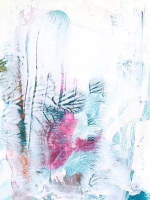 Magneta Coral I Oil painting by Ethan Harper