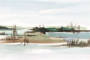 Marsh Reeds I by Ethan Harper Oil Painting
