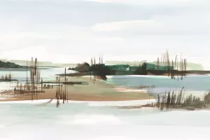 Marsh Reeds I by Ethan Harper Oil Painting