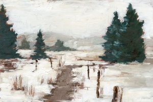 Melting Snow II by Ethan Harper Oil Painting