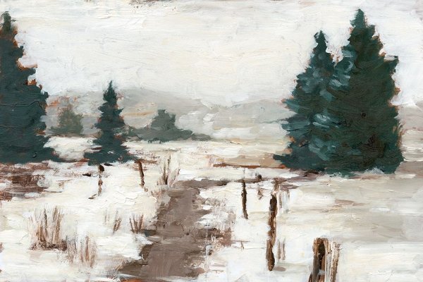Melting Snow II by Ethan Harper - Hand-Painted Oil Painting Reproduction