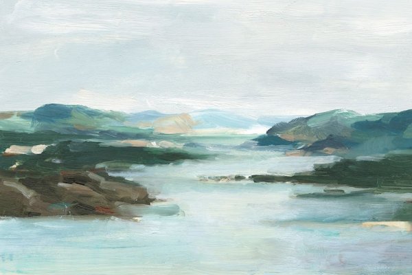 Main Product Photo of Misty Cove I Painting by Ethan Harper