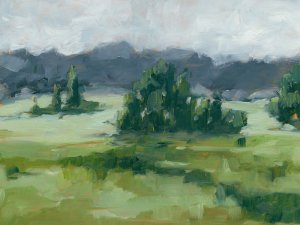 Misty Green Valley II by Ethan Harper Oil Painting