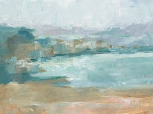 Misty Sea Cliffs II by Ethan Harper Oil Painting