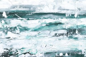 Misty Waves II Oil painting by Ethan Harper
