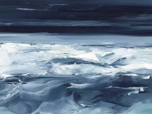 Moonlit Ocean I by Ethan Harper Oil Painting