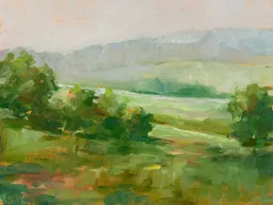Mountain Backdrop IV Oil painting by Ethan Harper