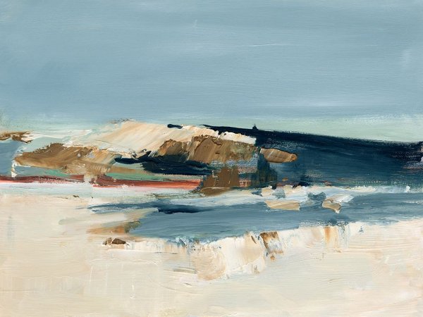 Mountain Mirage II by Ethan Harper - Hand-Painted Oil Painting Reproduction