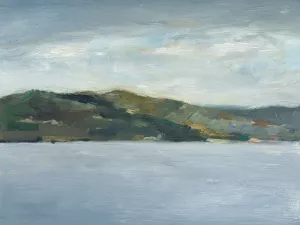 Mountains Across the Lake I by Ethan Harper Oil Painting