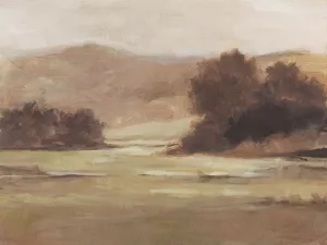 Muted Landscape I Oil Painting by Ethan Harper - Contemporary
