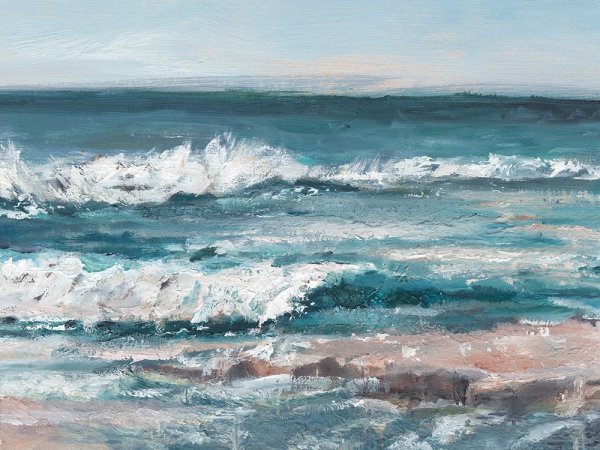 Main Product Photo of Ocean Breakers I Painting by Ethan Harper