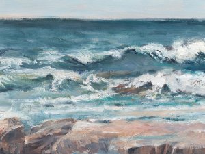 Ocean Breakers II by Ethan Harper Oil Painting