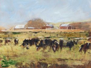 Out to Pasture II by Ethan Harper Oil Painting