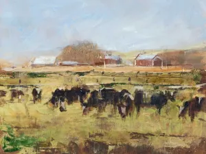 Out to Pasture II Oil Painting by Ethan Harper - Contemporary