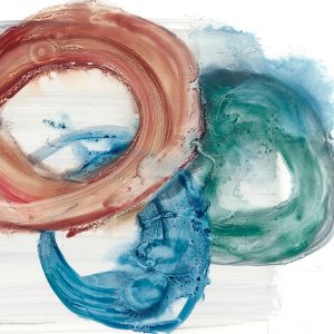 Overlapping Rings II Oil painting by Ethan Harper