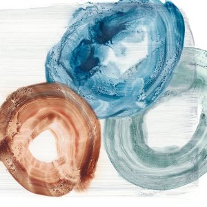 Overlapping Rings III by Ethan Harper Oil Painting