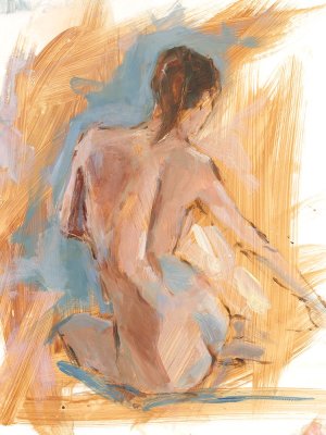Painterly Figure Study I Oil painting by Ethan Harper
