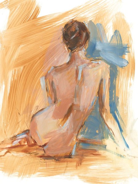 Main Product Photo of Painterly Figure Study II Painting by Ethan Harper