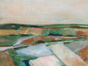 Pastel Fields II by Ethan Harper Oil Painting