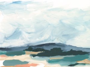 Pastel Vista I by Ethan Harper Oil Painting
