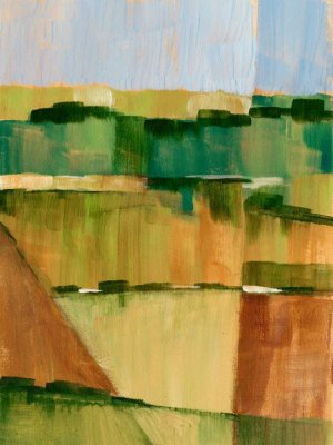 Pasture Abstract II Oil Painting by Ethan Harper - Bestsellers