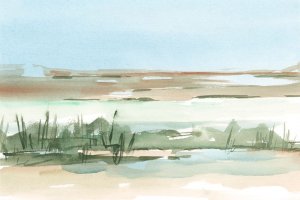 Peaceful Lowland I by Ethan Harper Oil Painting