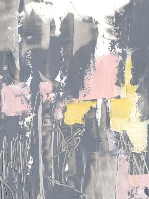 Pink & Yellow Flowers II Oil painting by Ethan Harper