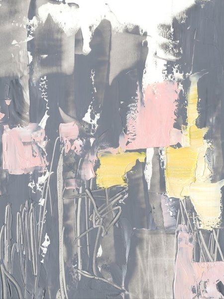 Pink & Yellow Flowers II by Ethan Harper - Hand-Painted Oil Painting Reproduction