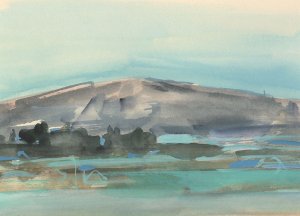 Plein Air Quarry I by Ethan Harper Oil Painting