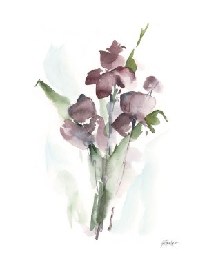 Plum Bouquet I by Ethan Harper Oil Painting