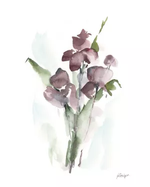 Plum Bouquet I by Ethan Harper Oil Painting