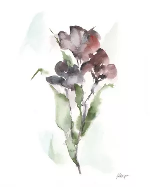 Plum Bouquet II by Ethan Harper Oil Painting