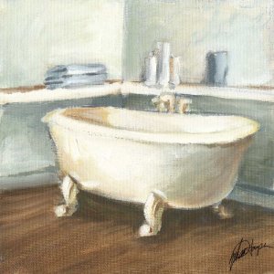 Porcelain Bath II by Ethan Harper Oil Painting