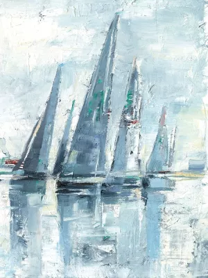 Regatta I Oil Painting by Ethan Harper - Contemporary