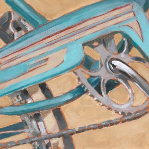Retro Cycle III by Ethan Harper Oil Painting